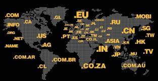 A complete list of common domain name suffixes